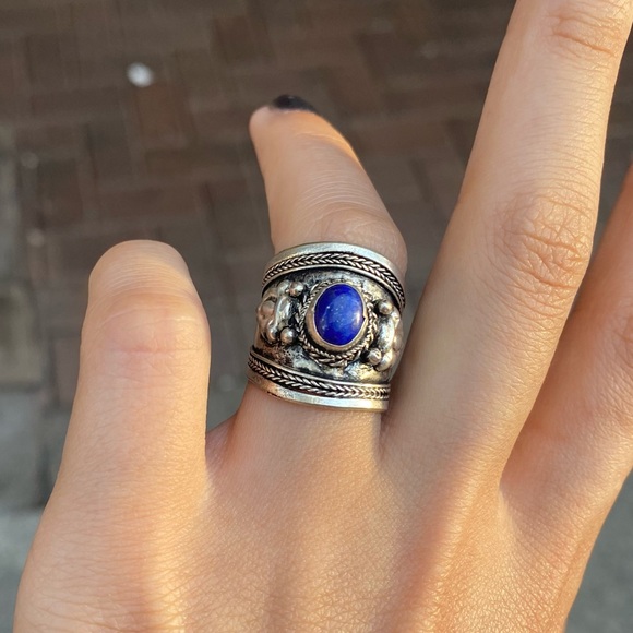 vintage Lapis lazuli ring - Picture 1 of 4